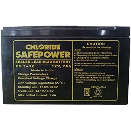 Exide Chloride Safepower CS 7-12